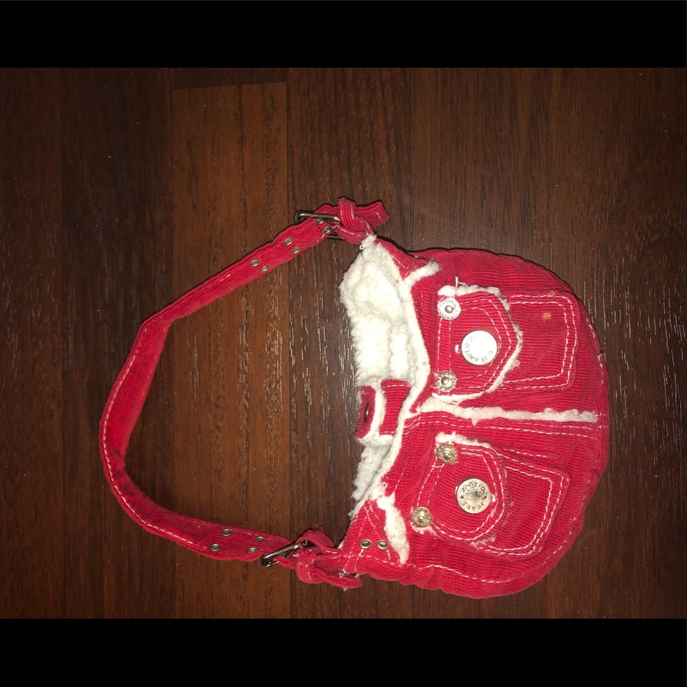 Mini corduroy purse